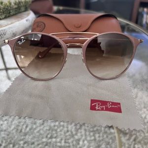 Ray-Ban RB3546 Polished Beige on Copper Sunglasses